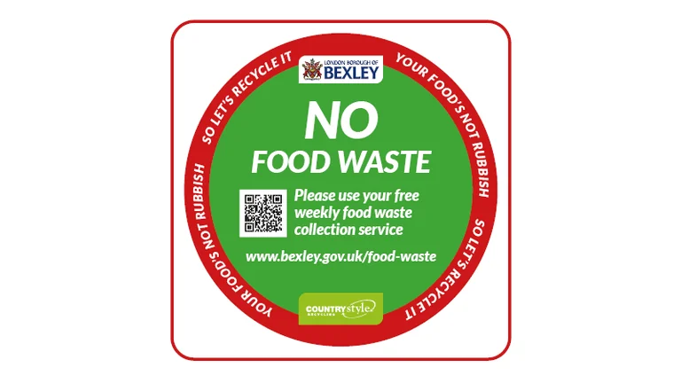 Bexley bins get food waste recycling reminder