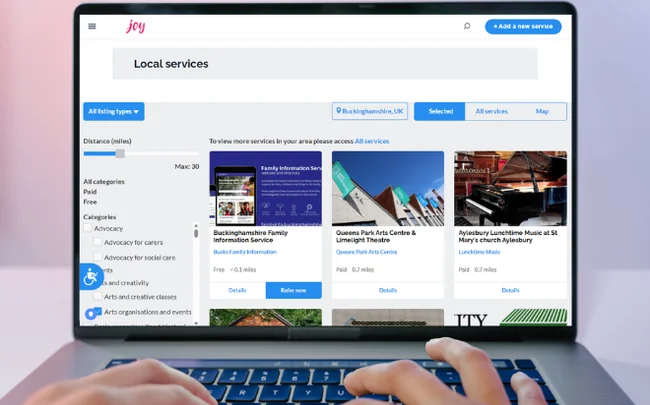 Buckinghamshire services move to Joy Marketplace: practical information
