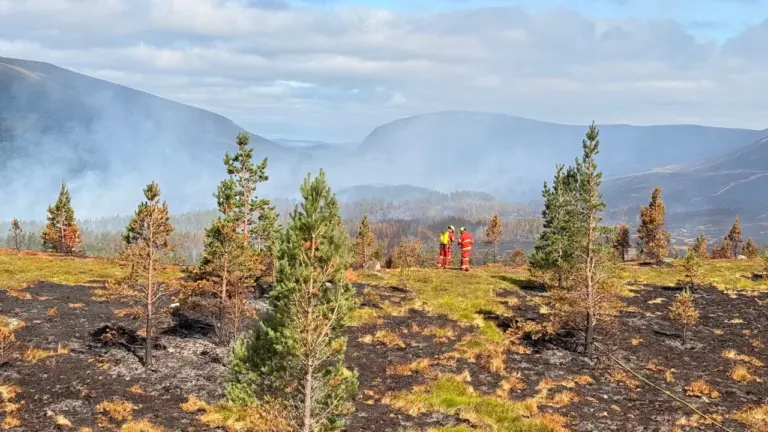 Cairngorms visitors warned off closed wildfire routes