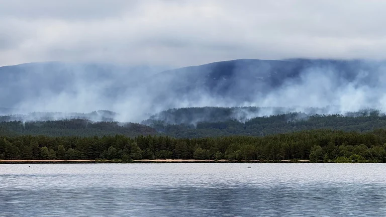 Cairngorms visitors warned off closed wildfire routes