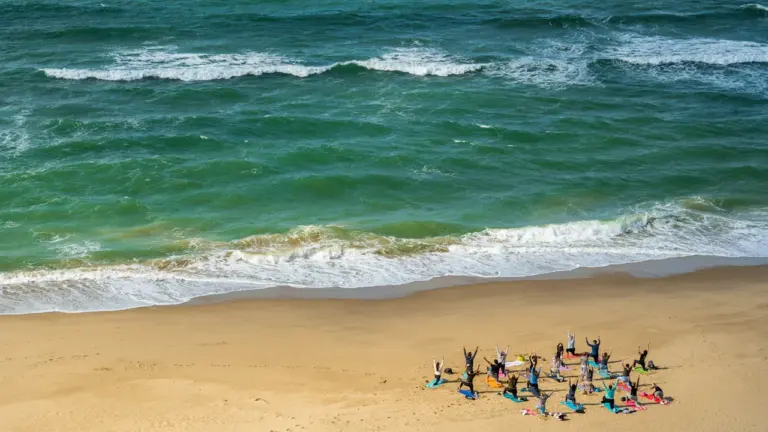 Sunderland beach yoga offers a £2 class on 25 July