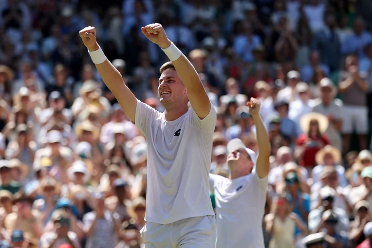 Patten makes British history with Wimbledon win