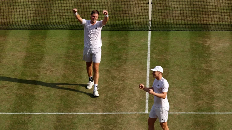 Patten makes British history with Wimbledon win