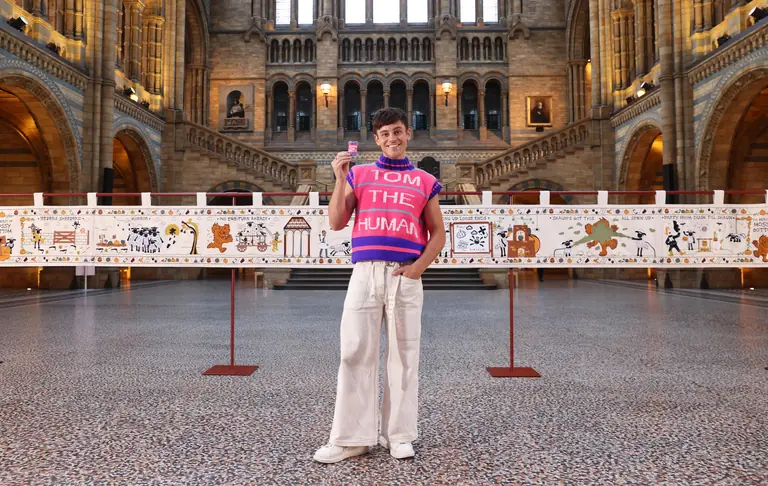 London’s Natural History Museum Unveils Giant Shaun the Sheep Tapestry